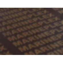 Contrachapado Marineplex, color marrón con logotipos, contrachapado impreso